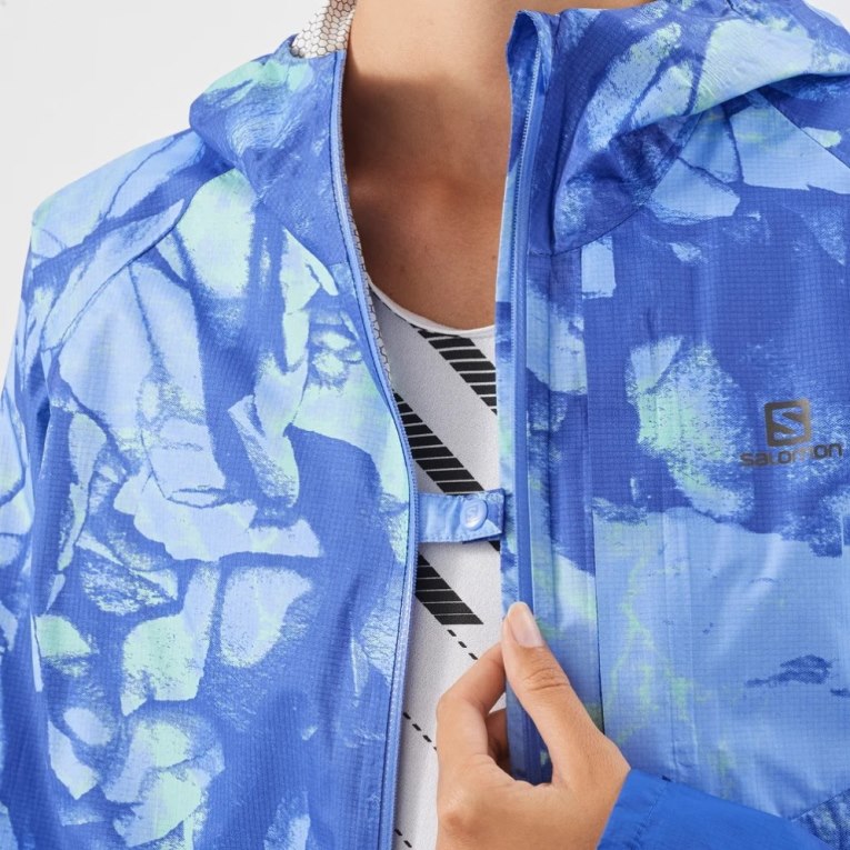 Chaquetas Shell Salomon Bonatti Impermeables Mujer Azules | MX FYMH374